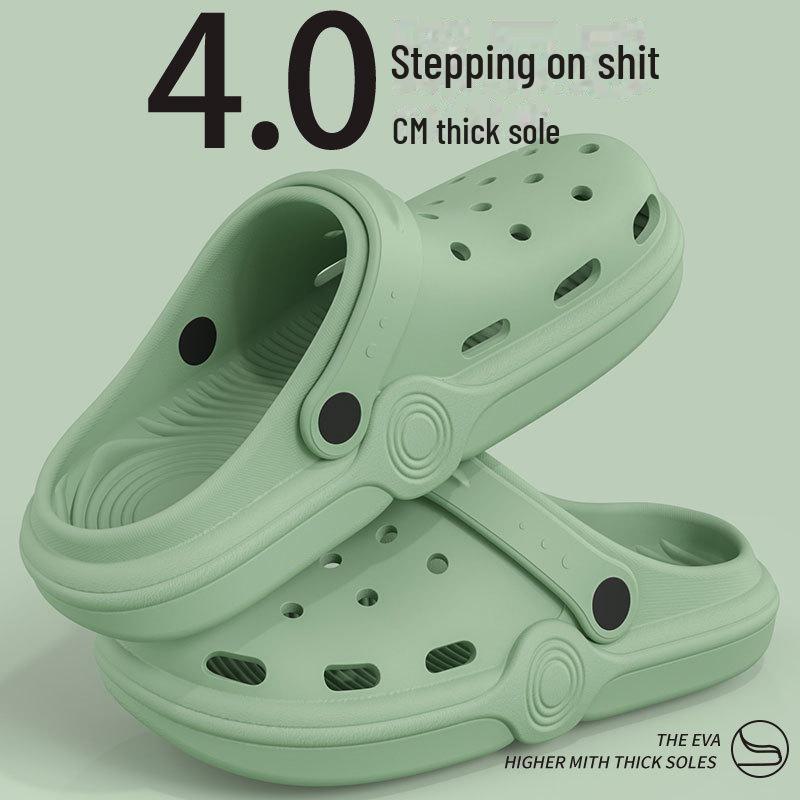 Летние легкие нескользящие сандалии с закрытым носком для женщин и мужчин - мягкая подошва для отдыха на природе и пляжа