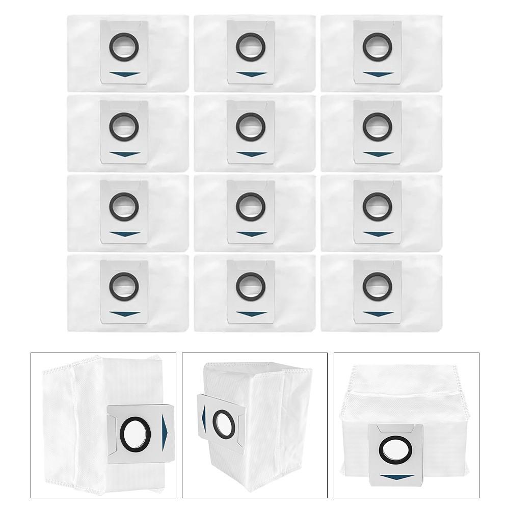 Pack of 12 Dust Bags for For Ecovacs For Deebot T20 For OMNI X1 and For TURBO