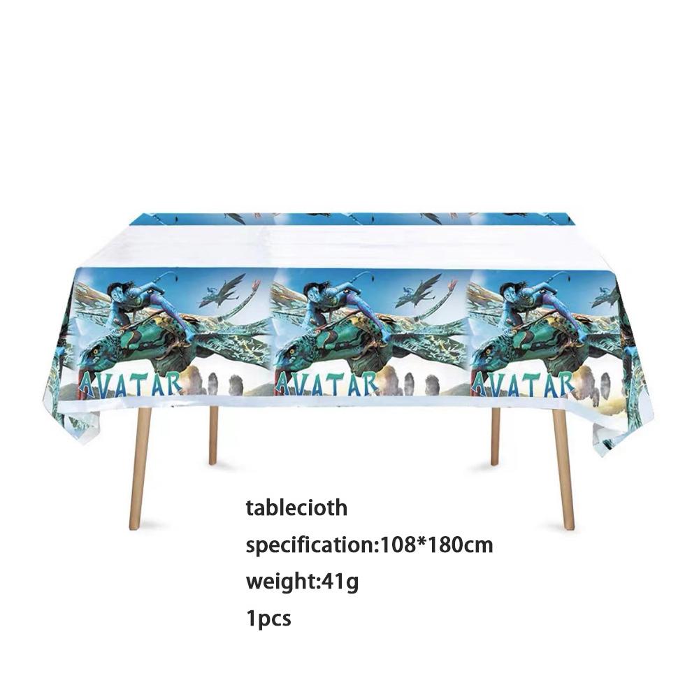 51pcs For Avatar Birthday Party Supplies Include Tablecloth Plates Cups&Napkins