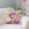 Cute FfluttershyS Kawaii Case Plush Fabric Soft Pillowcase Double Sided Print Cushion Cover Household Gifts
