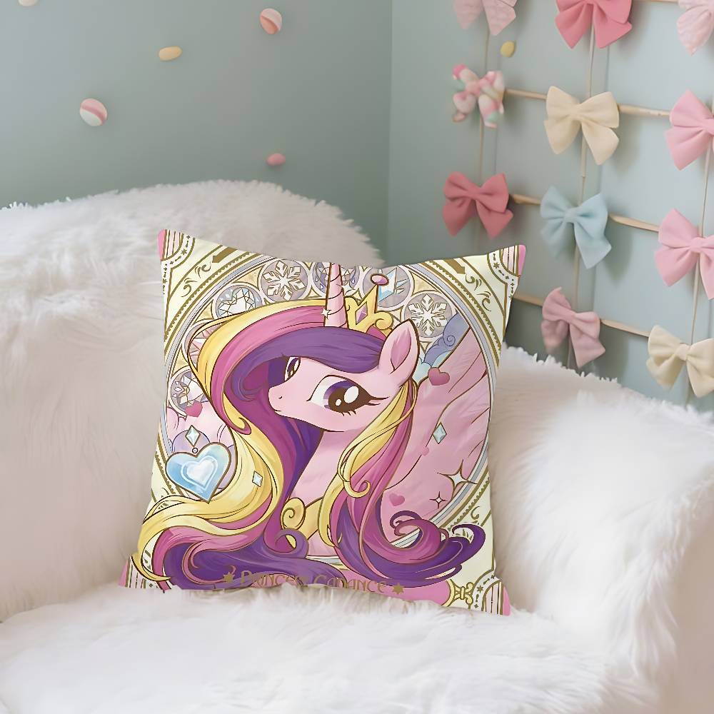 Cute FfluttershyS Kawaii Case Plush Fabric Soft Pillowcase Double Sided Print Cushion Cover Household Gifts