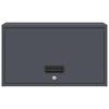 Wall Mounted Garage Cabinet with Gas Spring Door Anthracite