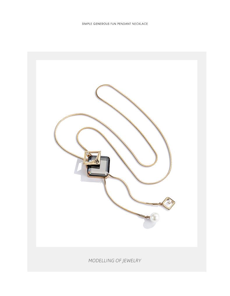 2021 Новое женское универсальное высококачественное декоративное ожерелье-свитер с подвеской