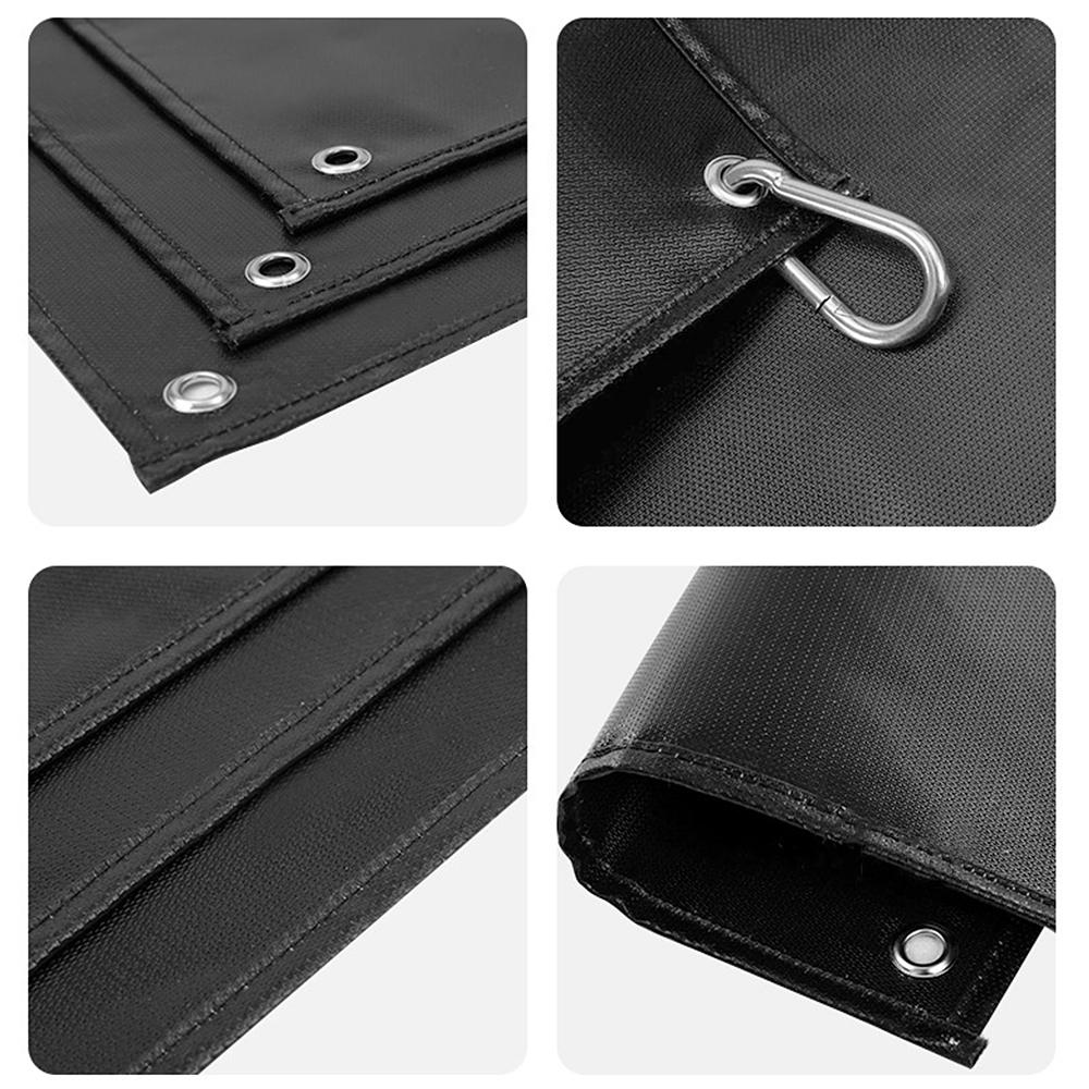 Under Grill Mat Fire Pit Deck Patio Ember Mat Fireproof Mat Grill Pad for Fire Pit for Outdoor Camping Gas Stove