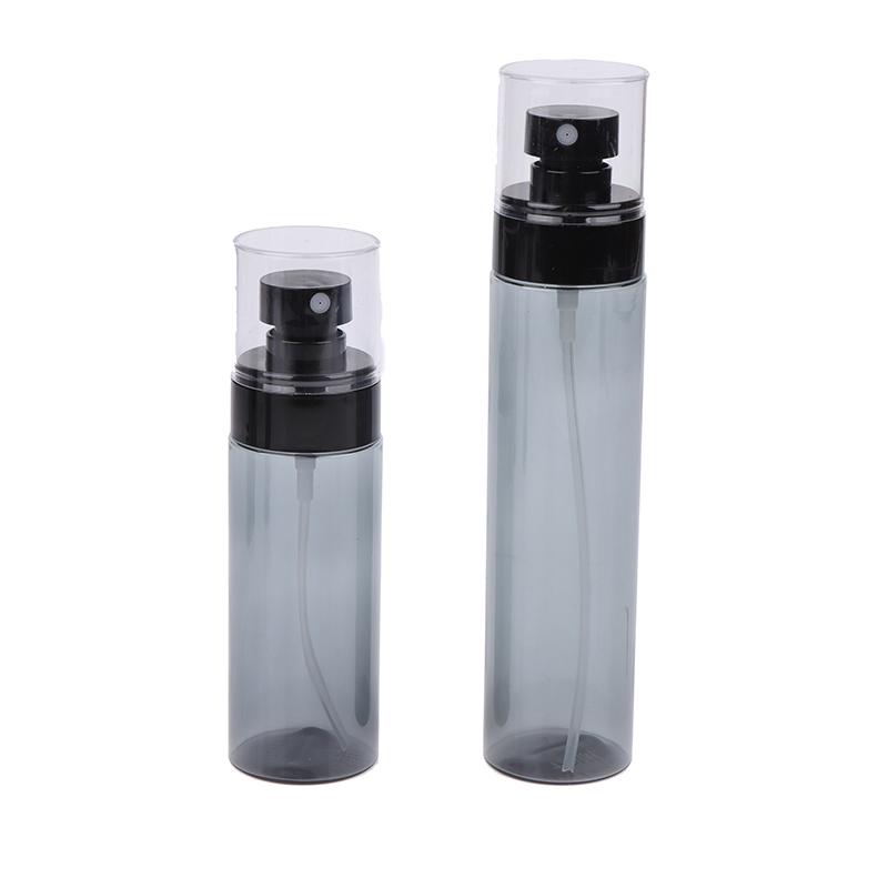 1 шт., 30 мл, 60 мл, 80 мл, 100 мл, 120 мл, распылительная бутылка с прозрачной крышкой, тонкий распылитель для разлива, портативная маленькая косметическая бутылочка для путешествий