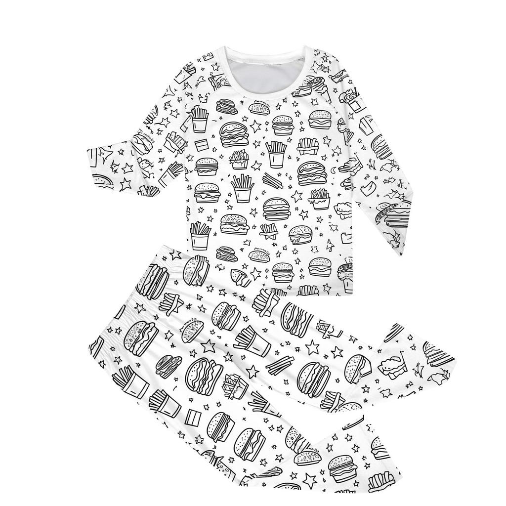 Рождественские семейные комплекты пижам и домашней одежды Семейный matching-комплект с длинным рукавом