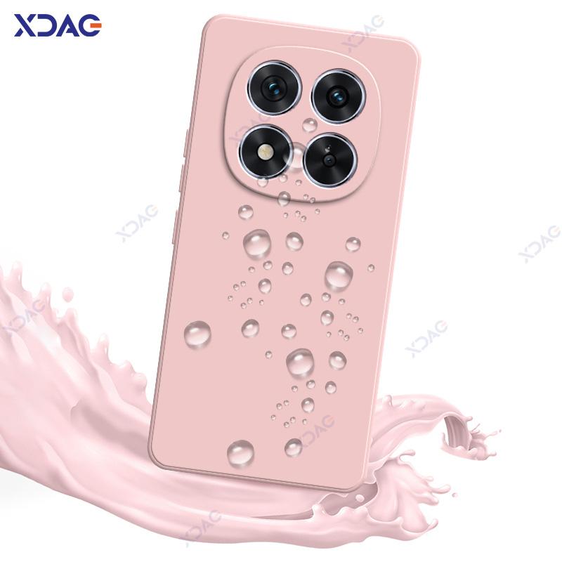 Роскошные двухслойные чехлы для Redmi Note 14 Pro 5G с полной защитой от ударов, задняя крышка RedmiNote14Pro Square Liquid Silicone Coque Shield