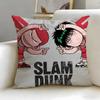 Классический аниме-чехол для подушки Slam Dunk – Мягкий, легко стирается, универсальный для дивана, кровати, путешествий и офиса