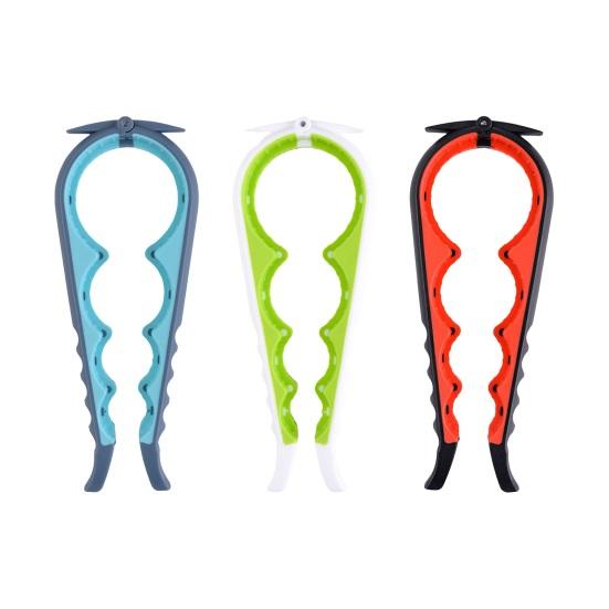 5 In 1 Bottle Opener Easy Grip Jar Opener for Arthritis Hands Quick Opening