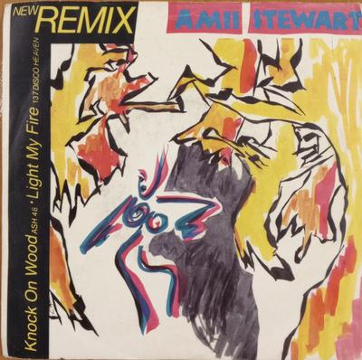 7-дюймовая пластинка AMII STEWART - Knock On Wood (Пепел 48) / Light My F EDIT3303 Sedition 1985 UK Танцевальная и Электронная Б/У