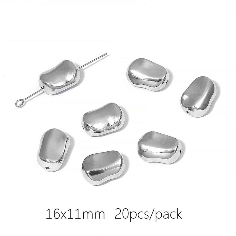 10-50 шт./упак. популярные высококачественные позолоченные белые K-образные свободные нерегулярные разделительные бусины DIY ожерелье браслет ювелирные изделия аксессуары для изготовления ювелирных изделий ручной работы