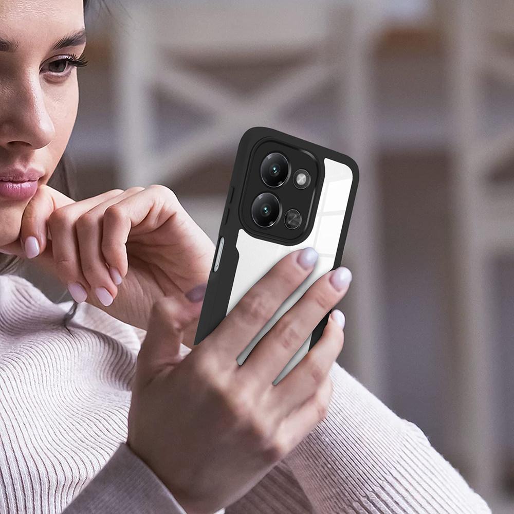 Phone Case For Xiaomi Redmi 15C 4G (EU) (173mm)/15C 5G (EU) (173mm)/Poco C85 4G (173mm) Acrylic+TPU Clear Cover with PET Screen Film