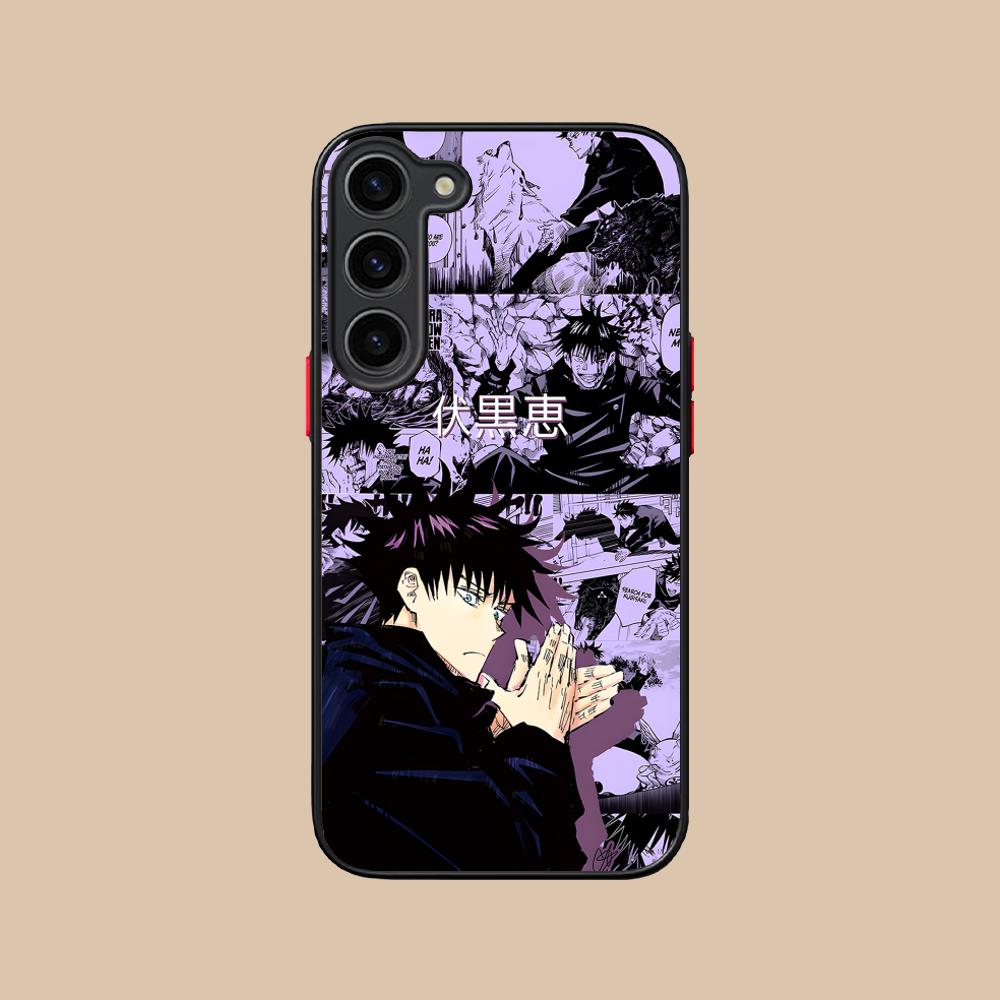 Чехол для мобильного телефона Jujutsu Kaisen Мегуми для Samsung Galaxy S25 S24 S23 S22 S21 Plus FE Ultra Цветной Силиконовый Чехол Роскошный Чехол