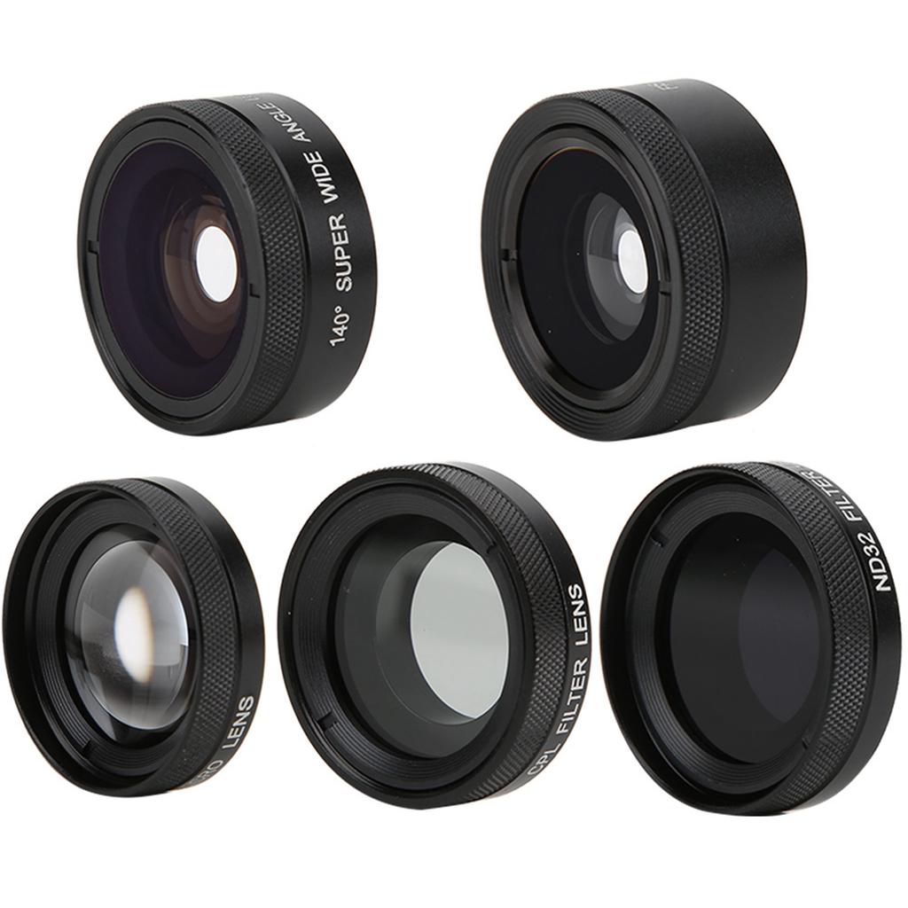 Fisheye Wide Angle Macro CPL Starlight 6‑in‑1 Set Phone Lens