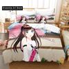 3D-печать аниме Kawaii Girls Kizuna AI Постельное белье Single Twin Full Queen King Size Bed Set Adult Kid Bedroom Duvet cover Sets