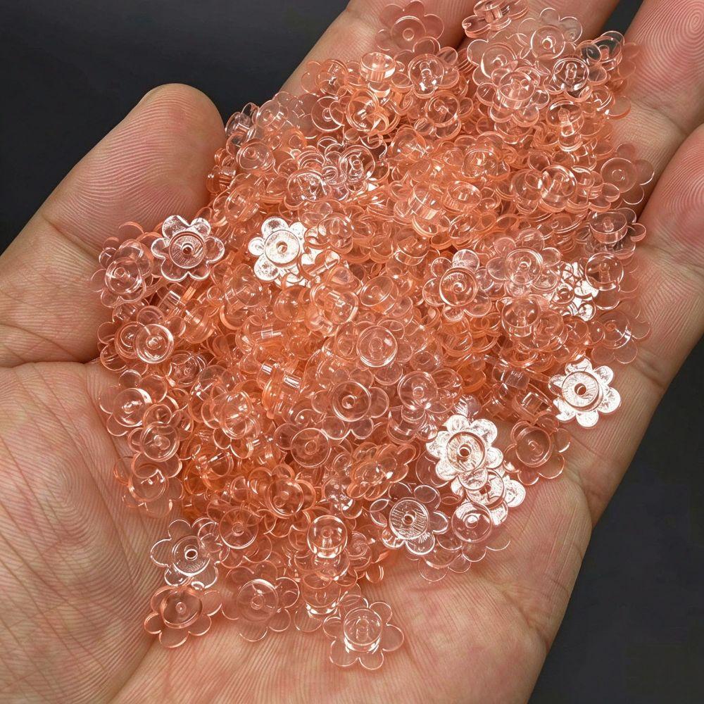 100g Crunchy 6 Petal Flower Particles 10mm Stuffing Building Blocks DIY Projects
