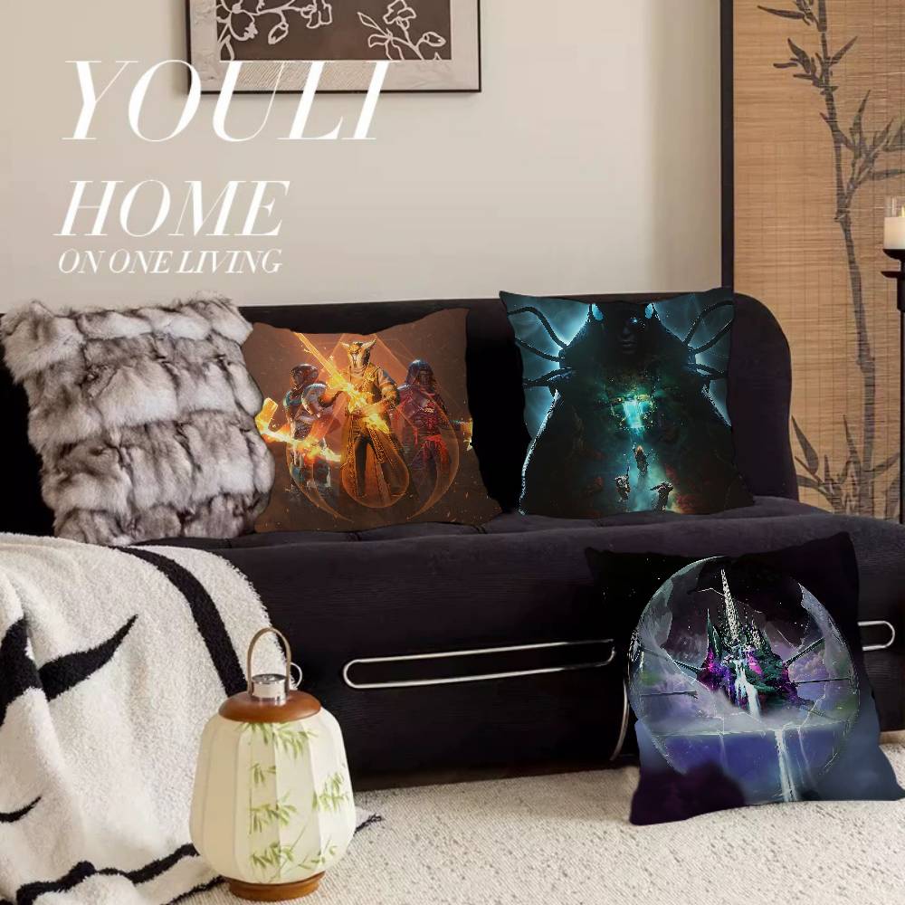 Hot Games Destiny 2 Pillow Gift Home Office Decoration Bedroom Sofa Car Cushion Cover Case 45X45