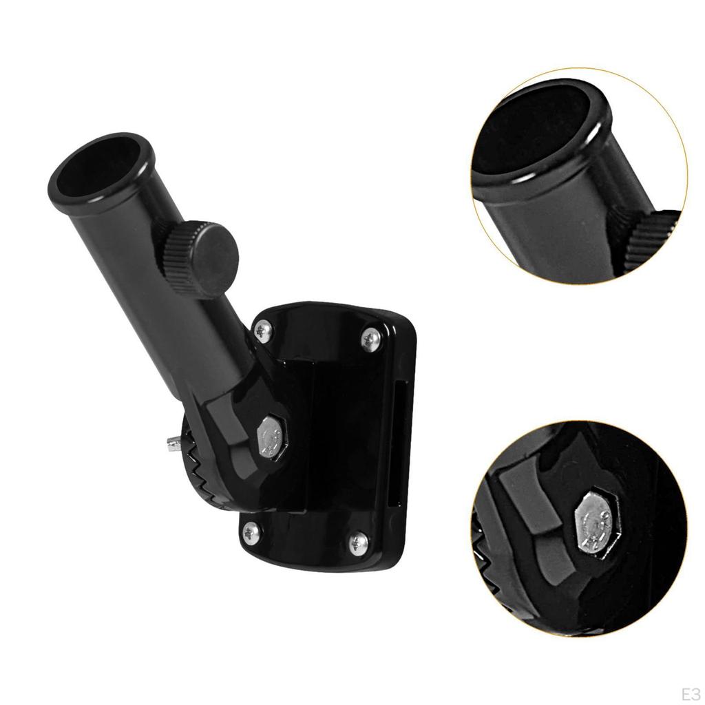 Flag Pole Holder 1" Inner Diameter Aluminium Alloy for Outside House Weather Resistance