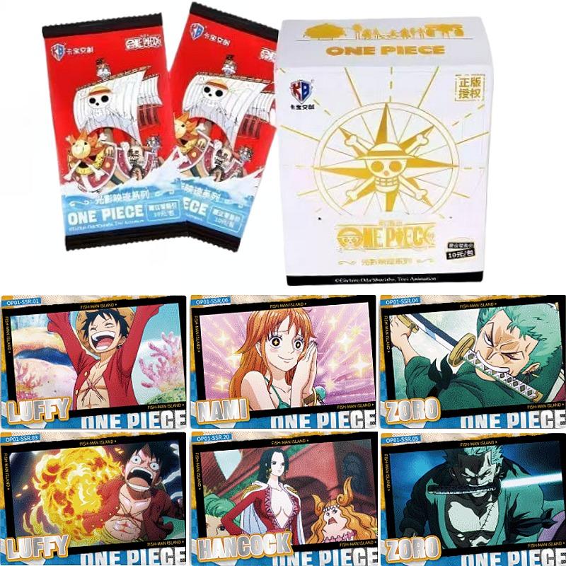 PVC Card Monkey D. Luffy Boa Hancock Roronoa Zoro Anime Character Peripheral Collection Card Holiday Gift