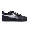Nike Nike Air Force 1 Нескользящие Износостойкие Низкие Кеды для Скейтборда Унисекс Черный Белый Серый CW2288-001(Team80-S-BOX)