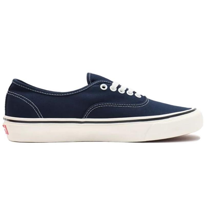 Vans Оригинальные 44 Dx Canvas Модные Универсальные Повседневные Низкие Унисекс Кеды для Скейтбординга Темно-синие VN0A54F29GK