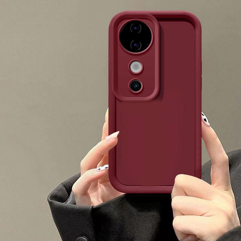 Для Vivo V40 Чехол Vivo V2348 Чехол для телефона Полный пакет Матовый Противоударный Мягкий Защитный Чехол