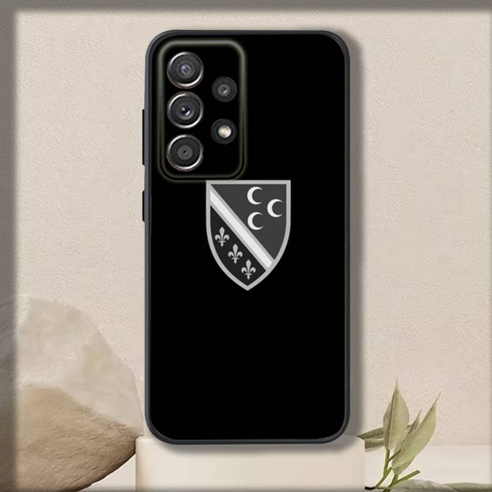 S-Sandzaks Flag Phone Case For Samsung S 25,24,23,22,30,21,10,9,Ultra,Plus,Lite,FE,4,5 G Soft Black Case