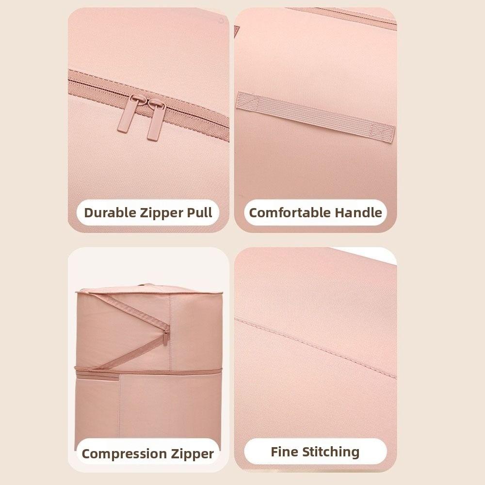 Влагозащитный цилиндрический мешок для хранения одеял Пылезащитный большой цилиндрический мешок для упаковки багажа На молнии Экономия места