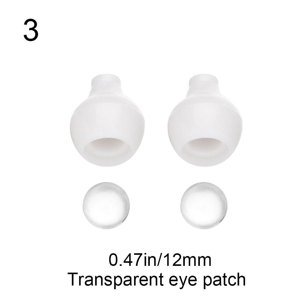 Quality Accessories DIY Acrylic Doll Eyes Eyeball Toy Transparent&Black Eye Patch Sticking Mud Clay