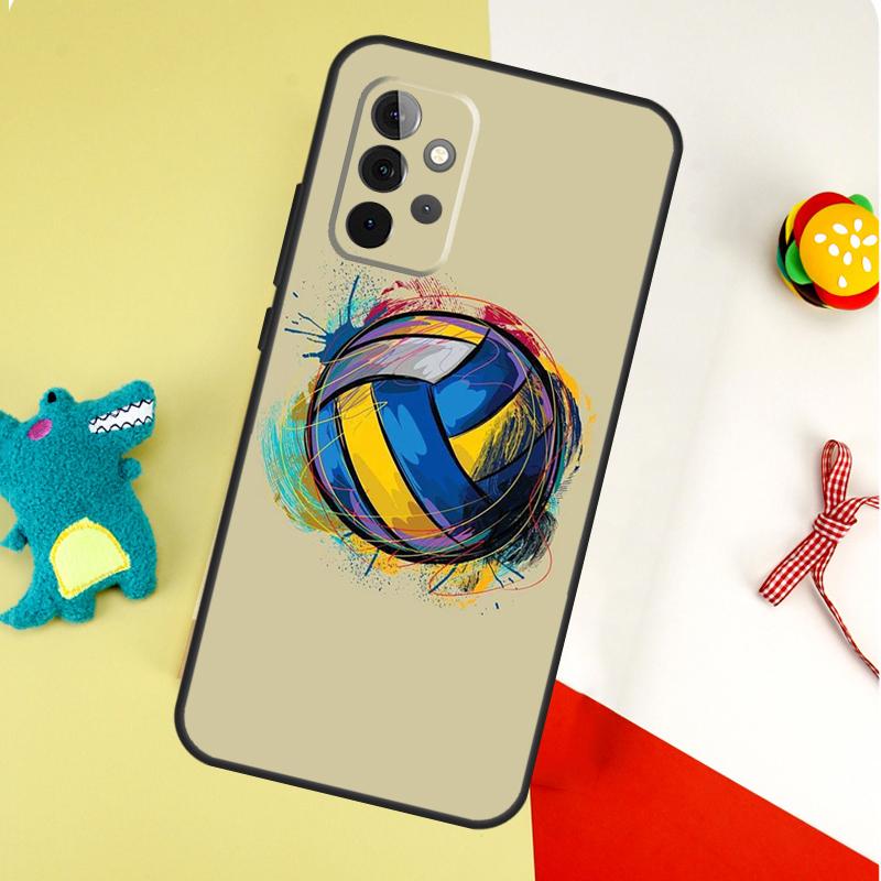 Спортивный чехол для волейбола для Samsung Galaxy A22 A32 A52 A54 A34 A14 A55 A35 A15 A53 A33 A13 A05 A06 A16
