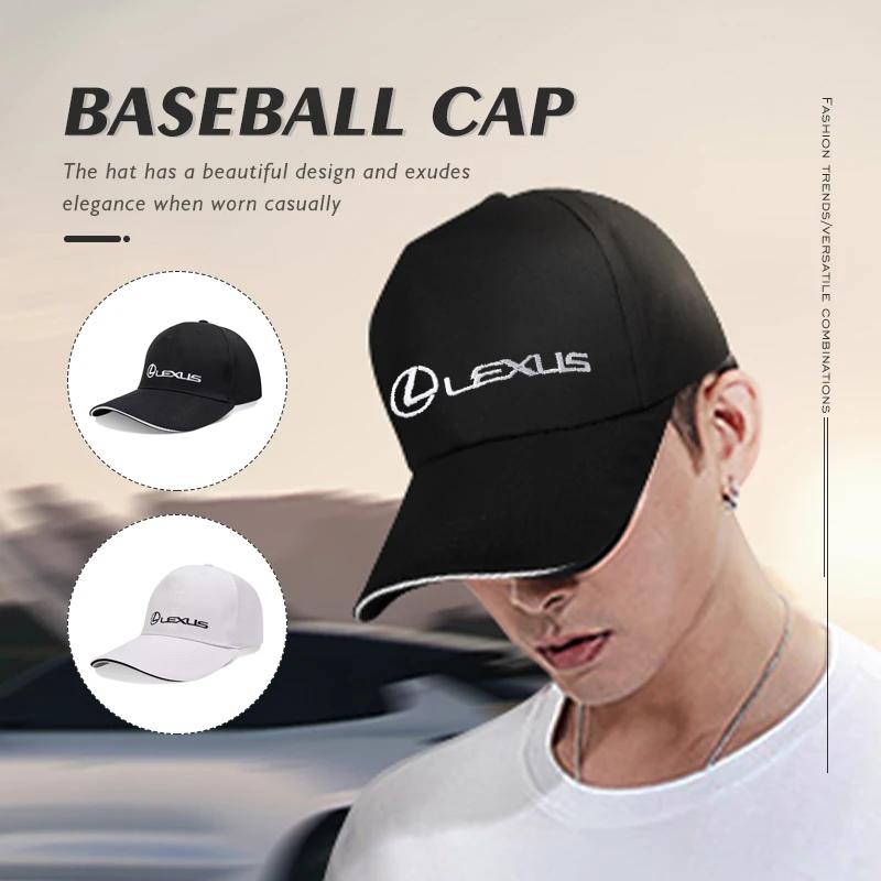 Car Logo Adjustable Baseball Hat Outdoor Duck Tongue Cap For Lexus F SPORT ES RX NX LS UX LM LX GX LC RZ IS CT GS RC HS SC LXBJE2
