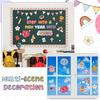 Christian Bulletin Board Decorations Sets Classroom Cutouts Back to School Chalkboard Decor Sunday School Groovy Religious Church Borders Decor Cross