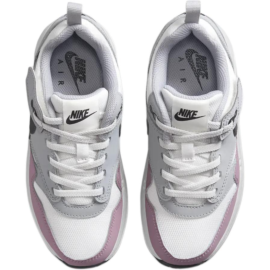 Nike Air Max 1 Удобные Устойчивые к истиранию Низкие Детские Беговые Кроссовки Серые Детские DZ3308-115