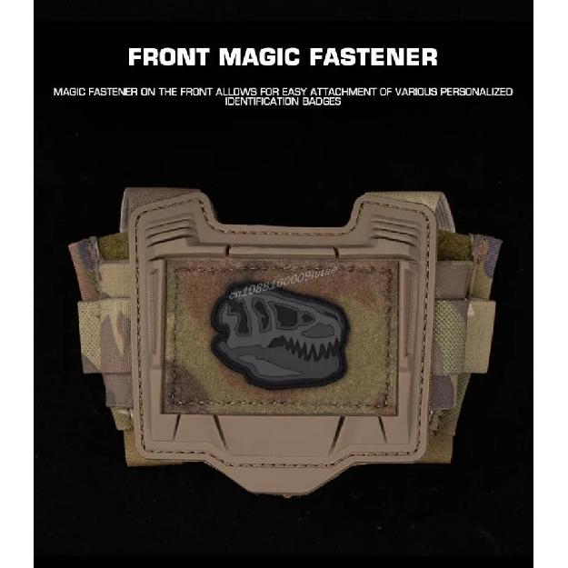 Tactical Helmet Bridge Battery Pack Storage Sub-Pouch NVG PVS31 Battery Pouch PTT Cable Box MOLLE Fast Helmet Counterweight Bag