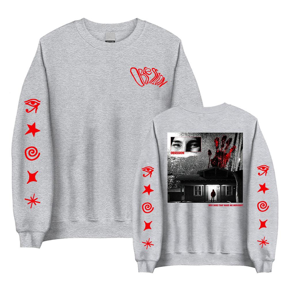 Obsession Be Careful What You Wish for Crewneck Sweatshirt Long Sleeve Unisex Streetwear Graphic Print Merch Casual Tops