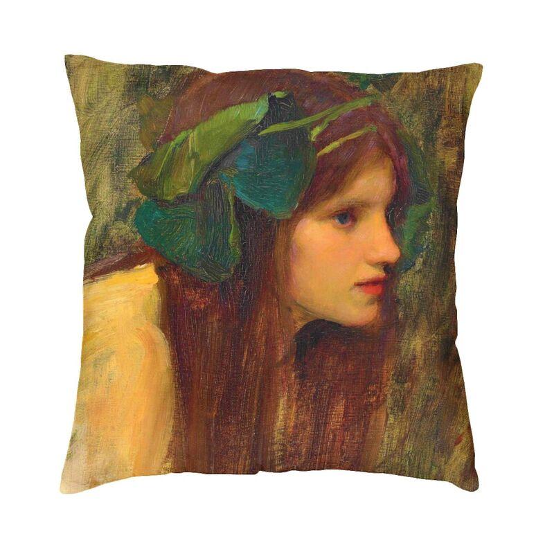 John William Waterhouse The Magic Circle Luxury Pillow Cover Decoration Painting Art Cushions for Sofa