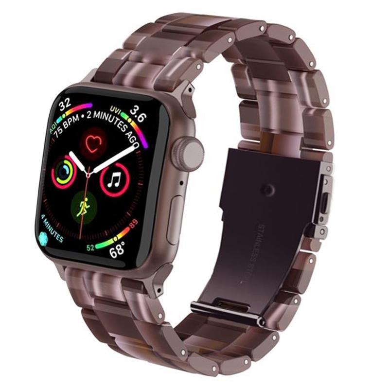 Ремешок из смолы для Apple, ремешок для часов 44 мм, 40 мм, 42 мм, 40 мм, роскошный ремешок для часов Accessoreis, браслет iWatch series 3, 4, 5 se 6, ремешок