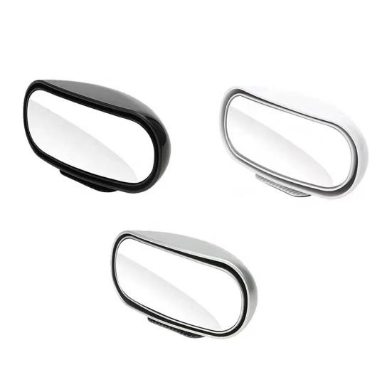 Автомобильное зеркало заднего вида с широким обзором, регулируемым углом обзора, универсальная посадка, простая установка, прямоугольная, слепая зона