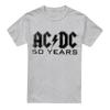 AC/DC Mens 50 Years Logo T-Shirt