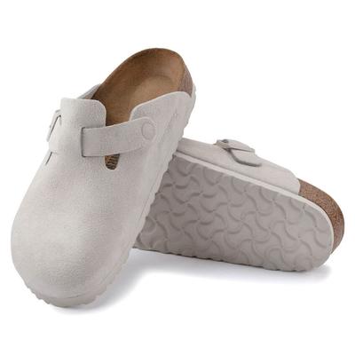 Клоги Birkenstock Boston Замша Античный белый Унисекс Обычные 1024731