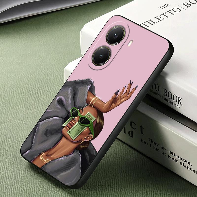 Чехол для телефона Girl Boss Lady Pink Soft для Xiaomi Poco X5 X6 X7 X8 Pro Max X3 F7 F8 Ultra M8 M7 M6 M5 Redmi 15 15C 14C 13C 12C X4 F