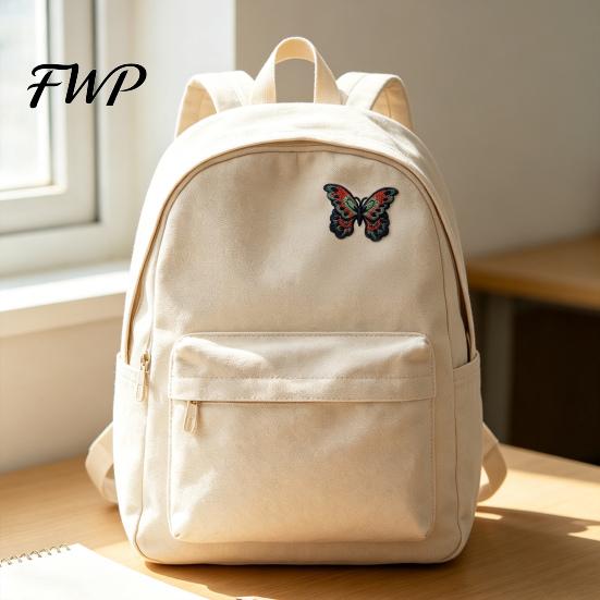 Polyester Butterfly Patches Embroidery Patch, Iron on Applique, Embroidered Patch Decorative for T-shirts Jeans Jackets Hats Applique