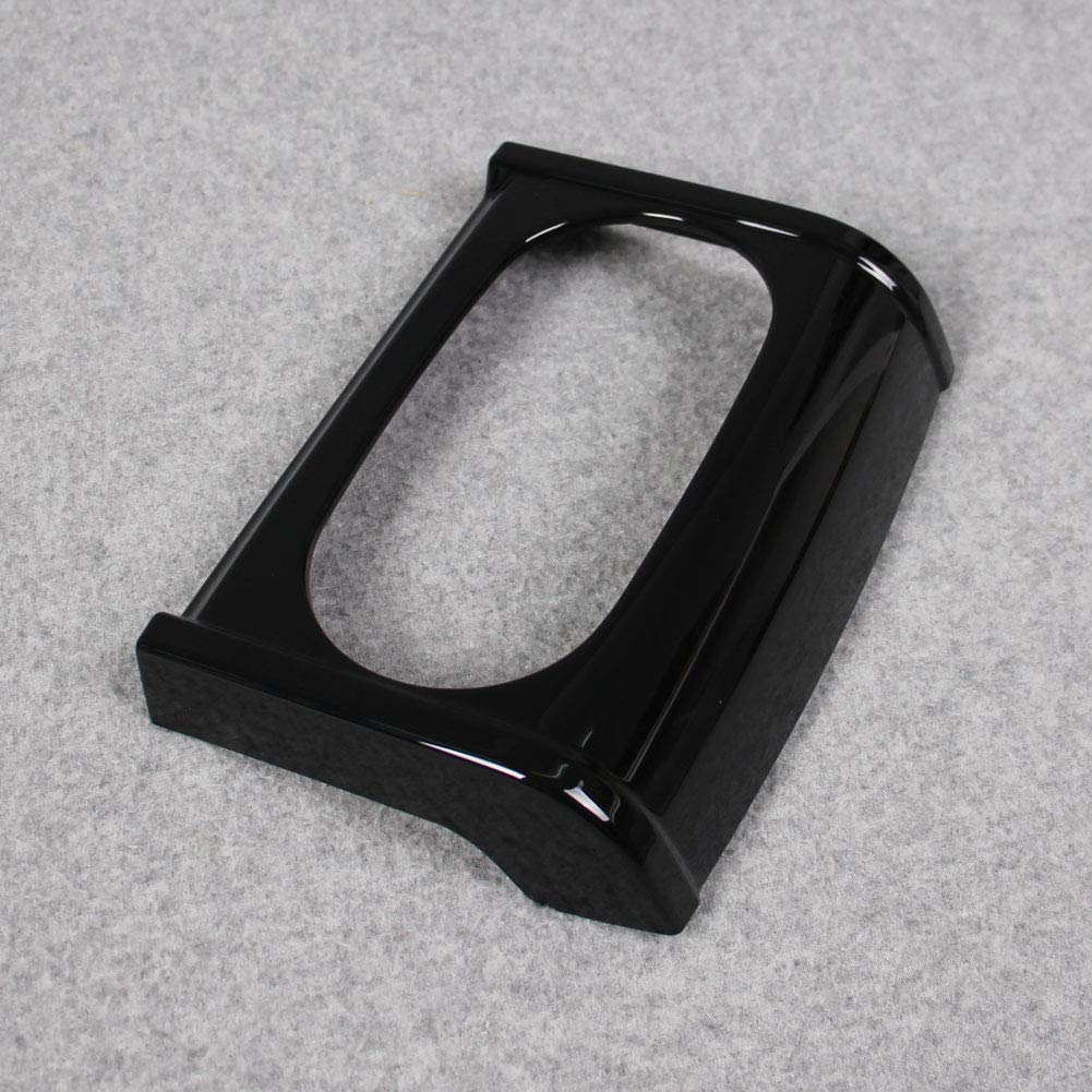 RUIQ Накладка-декорация на подстаканник салона для Mitsubishi New Delica Standard D5 комплектации, цвет черный рояльный лак