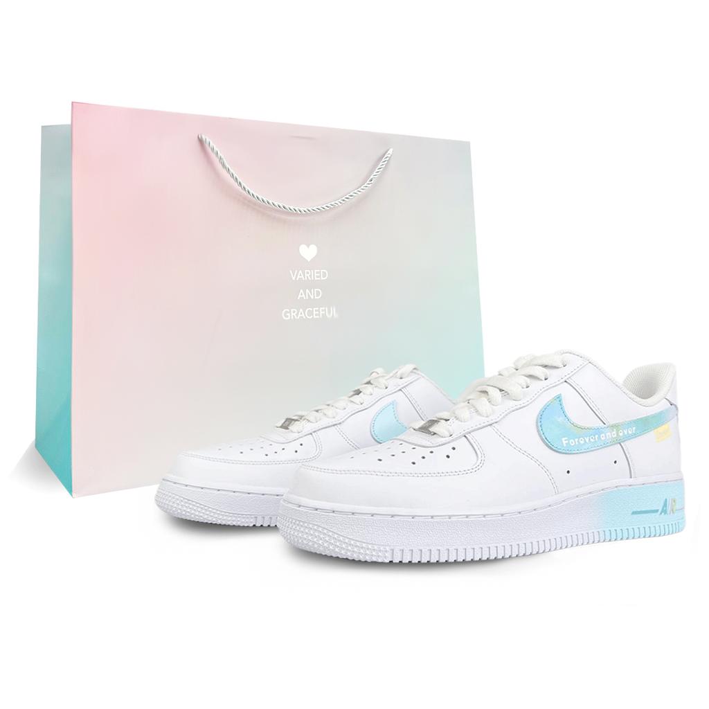 Nike Nike Air Force 1 Нескользящие Износостойкие Нескользящие Износостойкие Низкие Кеды для Скейтборда Мужские CW2288-111(Team401-SBOX)