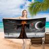 Halloween ghost horror background single-sided printing Beach Towel Home Decoration Bath Towel 75x150cm Bathroom