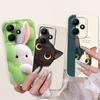 Чехол Panda Rabbit для Infinix Hot 30i 30Play NFC Чехол для телефона Hot 40 40Pro 40i Мягкий силикон Мультяшная задняя крышка Защита камеры