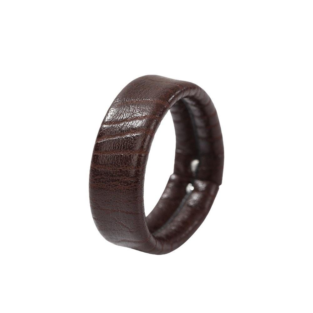 5pcs Faux Leather Belt Loop Keeper PU Leather Belt Tail Holder Ring for 35mm belt
