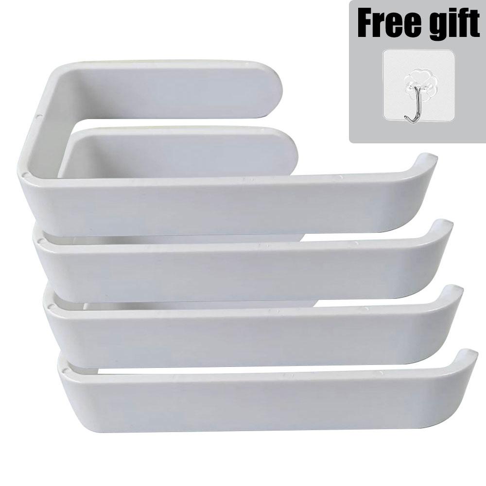 Неперфорированная вешалка для полотенец, полка для ванной комнаты, самоклеящаяся вешалка для полотенец для ванной комнаты и кухни, держатель для туалетной бумаги, черная вешалка для полотенец