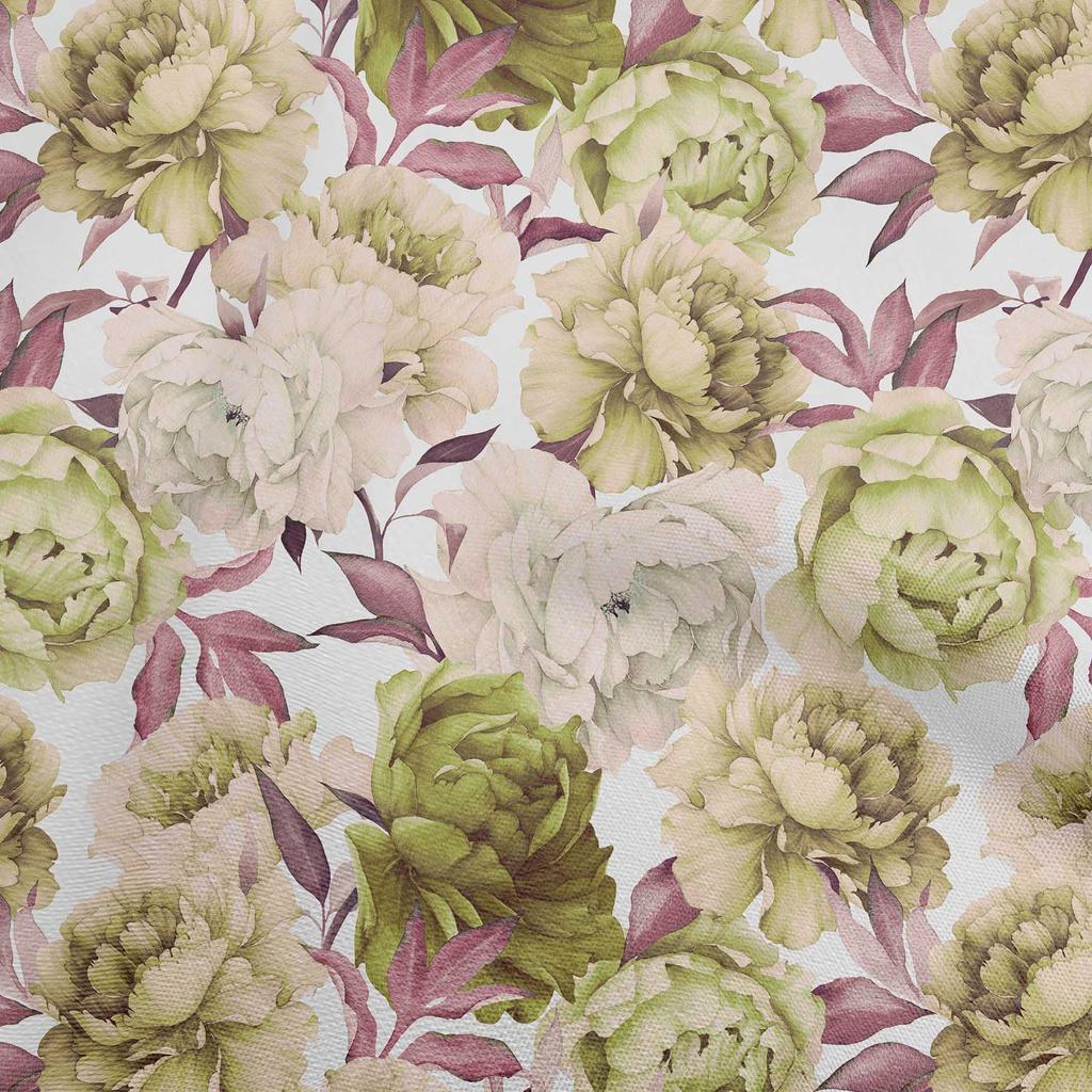 oneOone Хлопчатобумажная гибкая темно-пурпурная ткань с цветочным принтом для одежды своими руками, стеганая ткань, ткань с принтом в ярдах, 40 дюймов