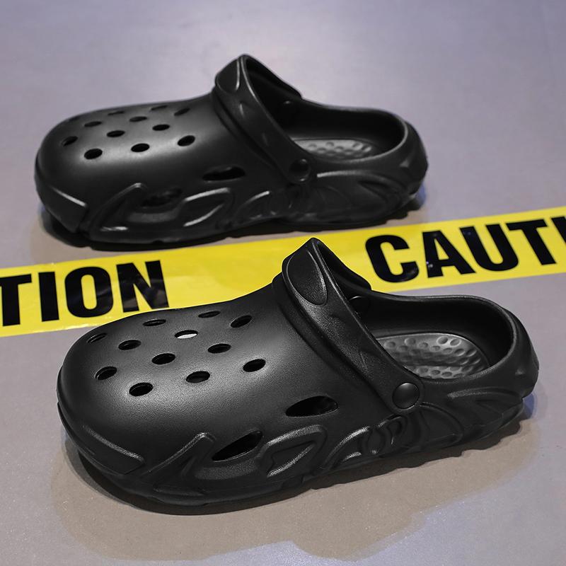 Сандалии, тапочки для мужчин, обувь для мужчин, модные вентилируемые, износостойкие, мягкие и удобные, унисекс, нескользящие в помещении и на улице.